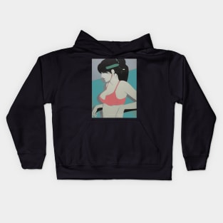 Pop Patrick Nagel 1980 Kids Hoodie